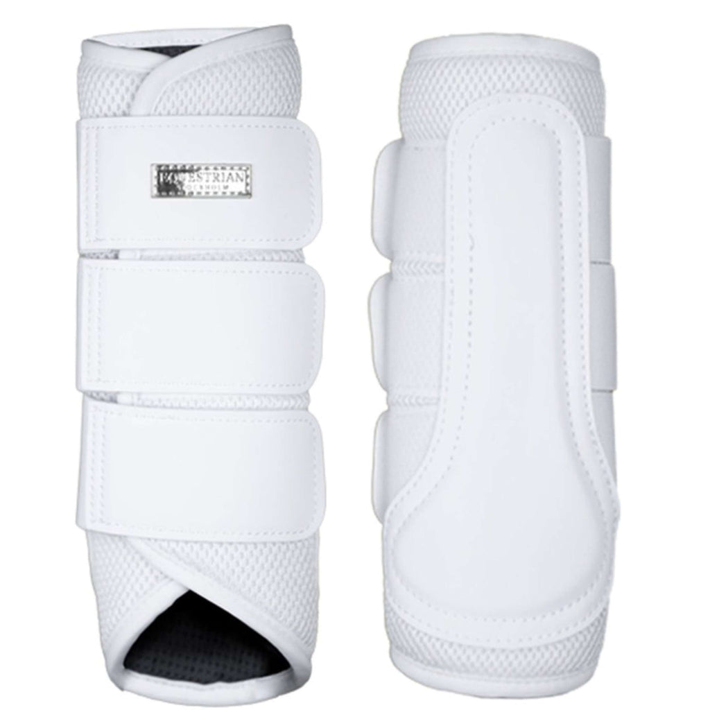 Equestrian Stockholm Protectores de piernas Classic Mesh White Silver