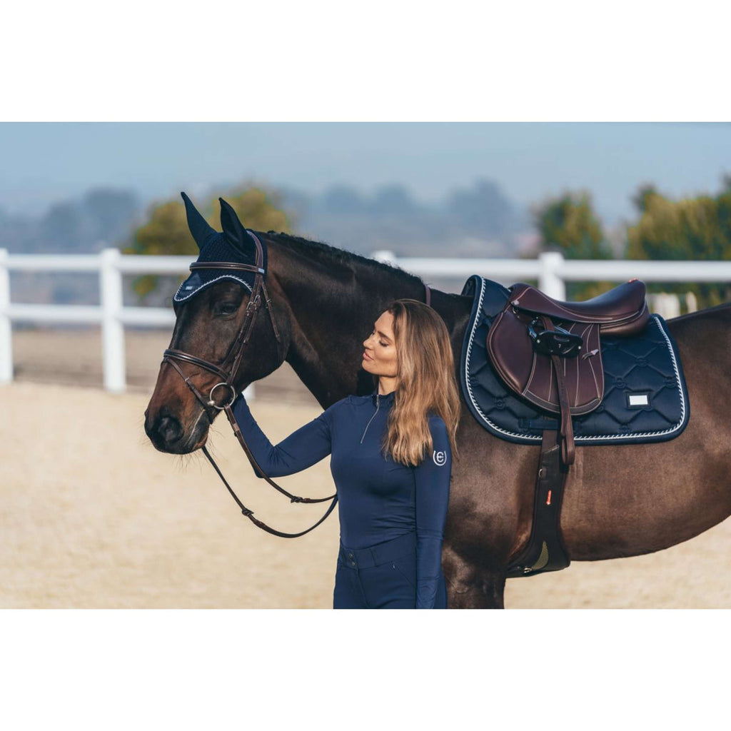 Equestrian Stockholm Mantilla Saltando Azul medianoche