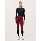 Equestrian Stockholm Legging de Equitación Movement Full Grip Merlot
