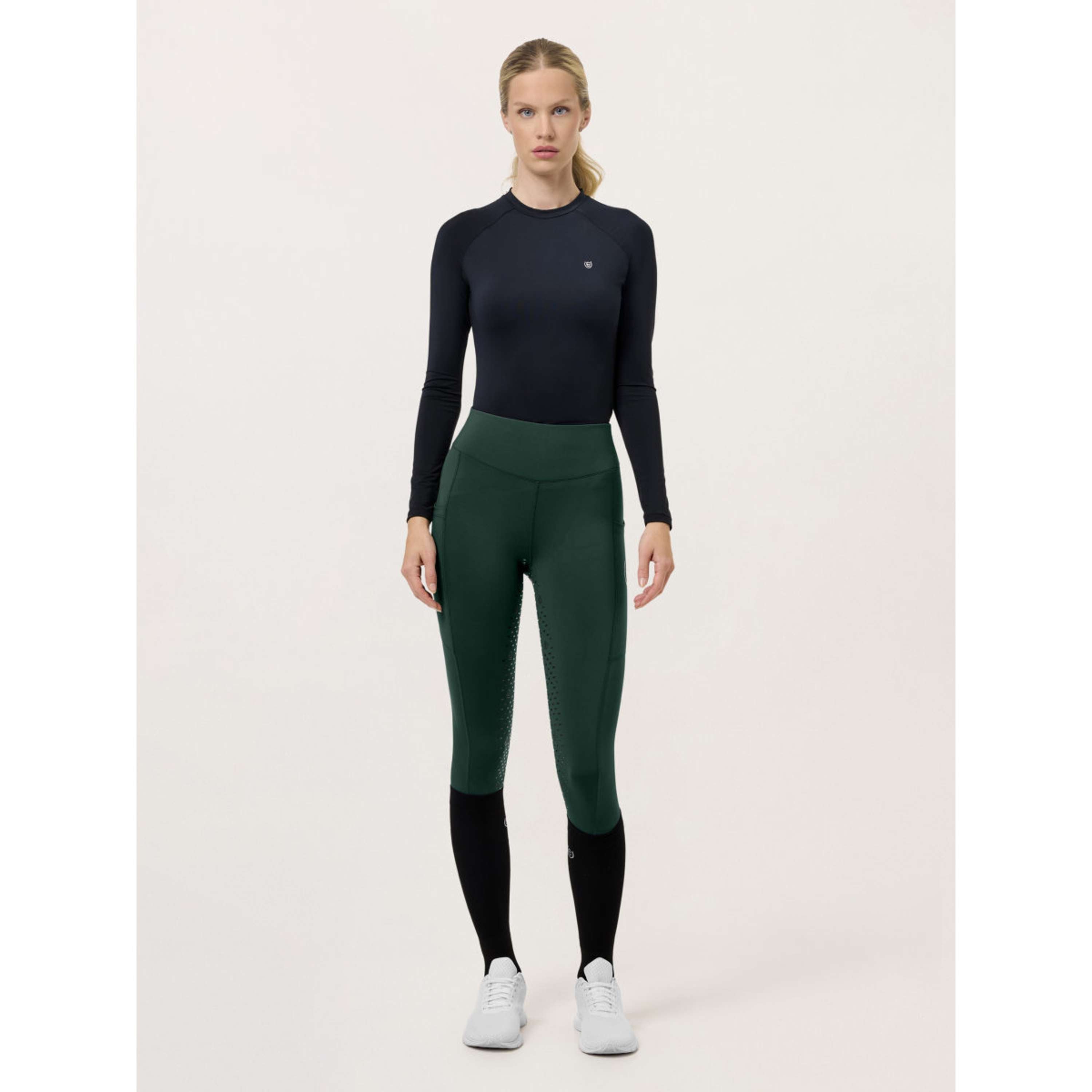 Equestrian Stockholm Legging de Equitación Movement Full Grip Sycamore Green