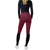 Equestrian Stockholm Legging de Equitación Movement Full Grip Merlot
