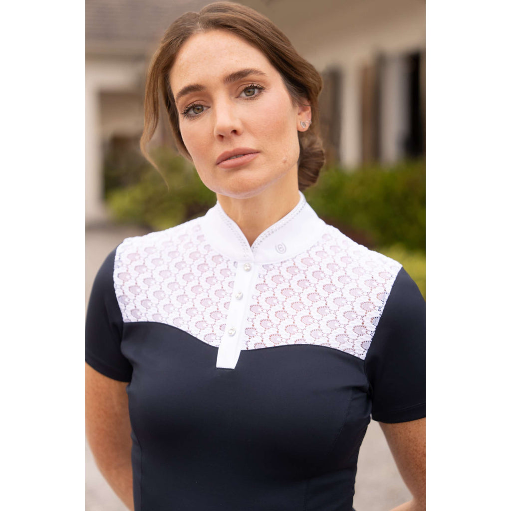 Equestrian Stockholm Camiseta de Competición Crystal Champion Navy