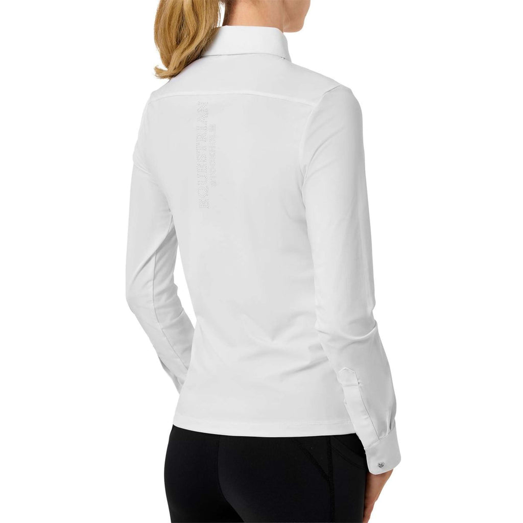 Equestrian Stockholm Camiseta de Competición Performance Blanco