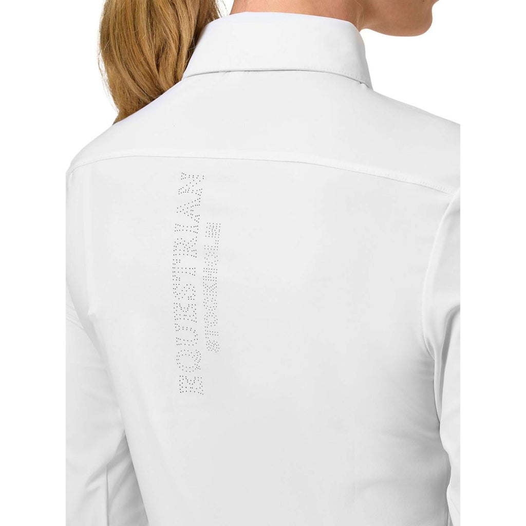 Equestrian Stockholm Camiseta de Competición Performance Blanco