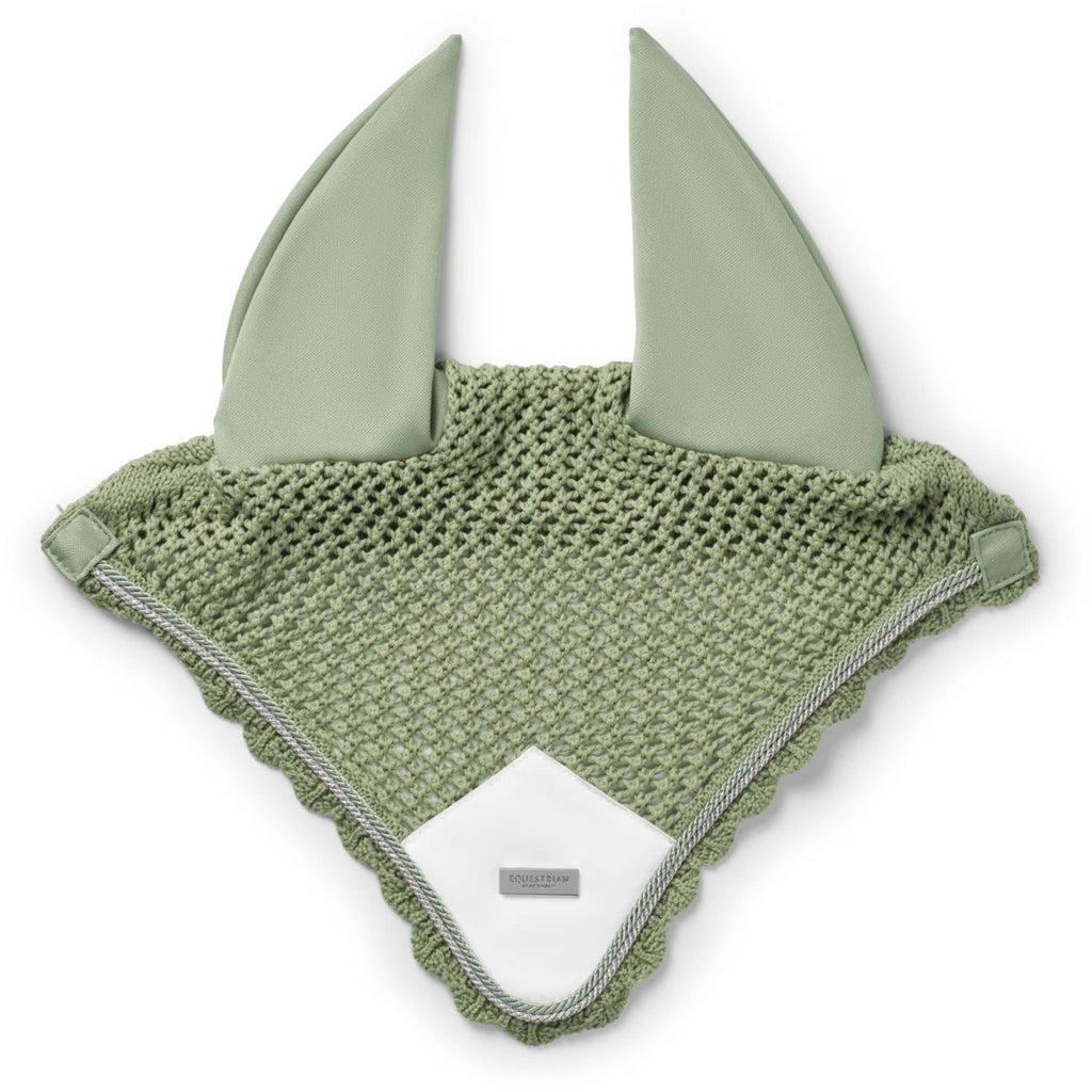 Equestrian Stockholm Bonete para Orejas Pistachio White