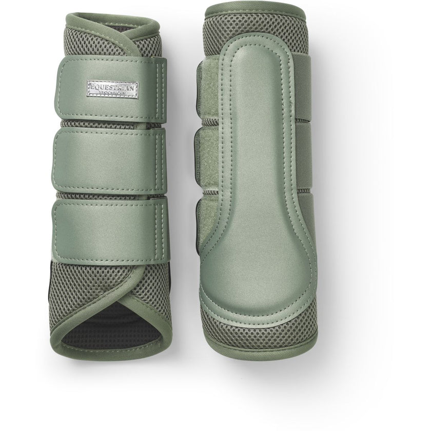 Equestrian Stockholm Protectores de piernas Classic Mesh Pistachio White