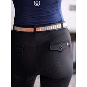 Equestrian Stockholm Legging de Equitación Premium Full Grip Negro