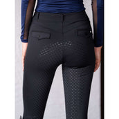 Equestrian Stockholm Legging de Equitación Premium Full Grip Negro