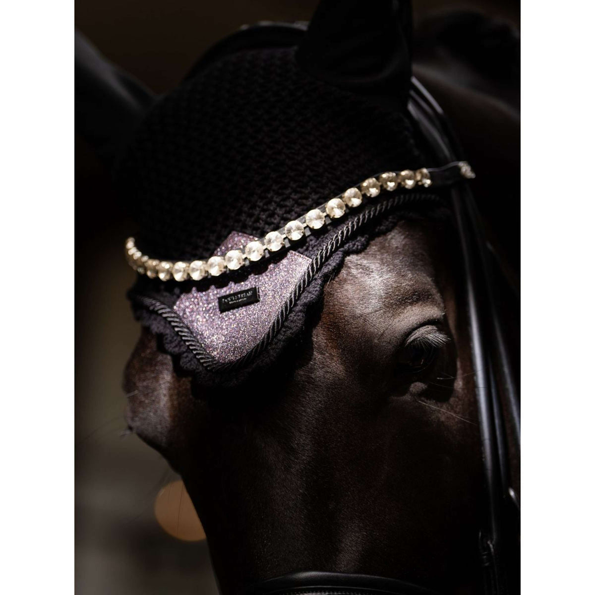 Equestrian Stockholm Bonete para Orejas Purple Glimmer