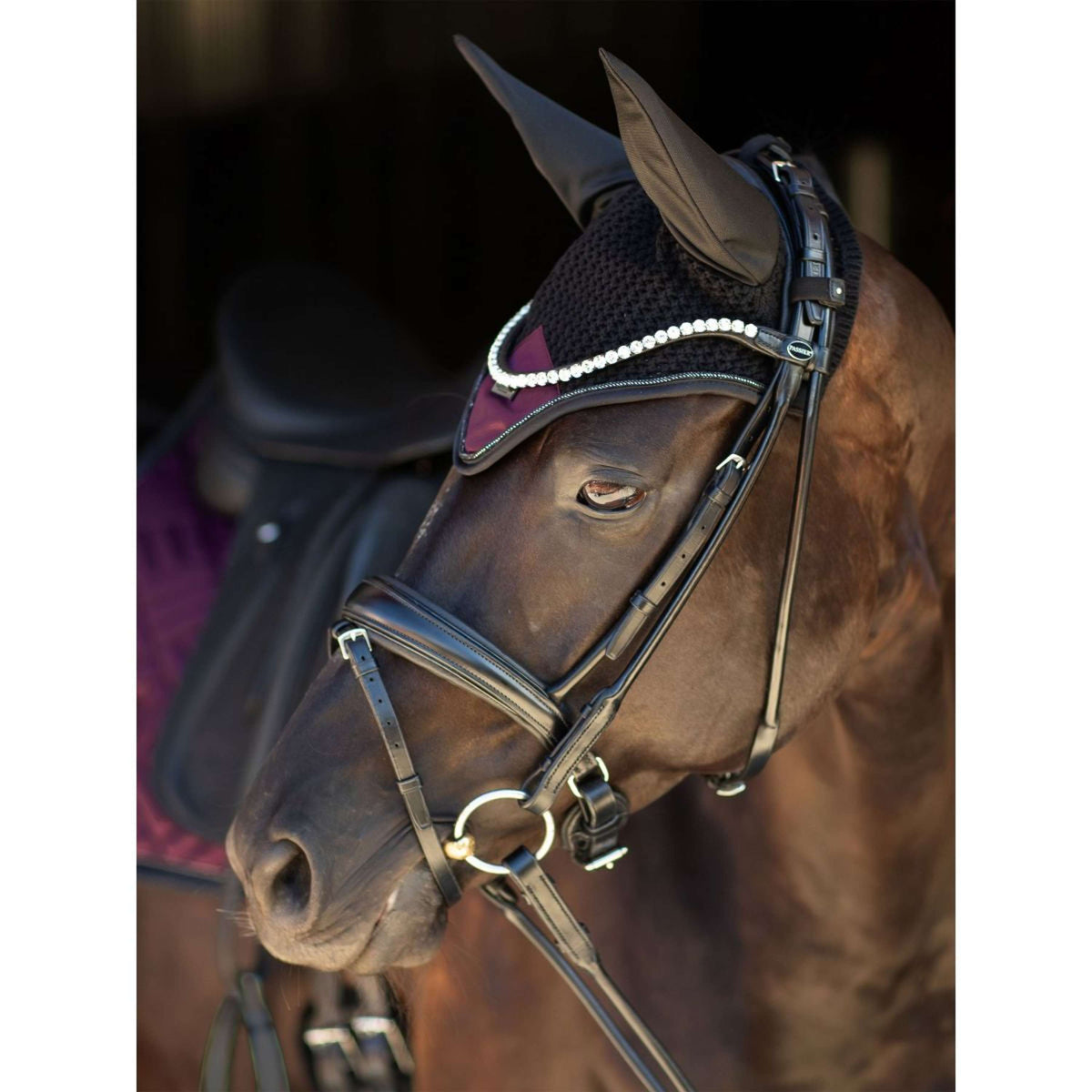 Equestrian Stockholm Bonete para Orejas Modern Purple Night