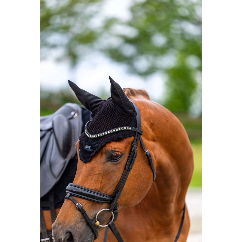 Equestrian Stockholm Bonete para Orejas Velvet Negro