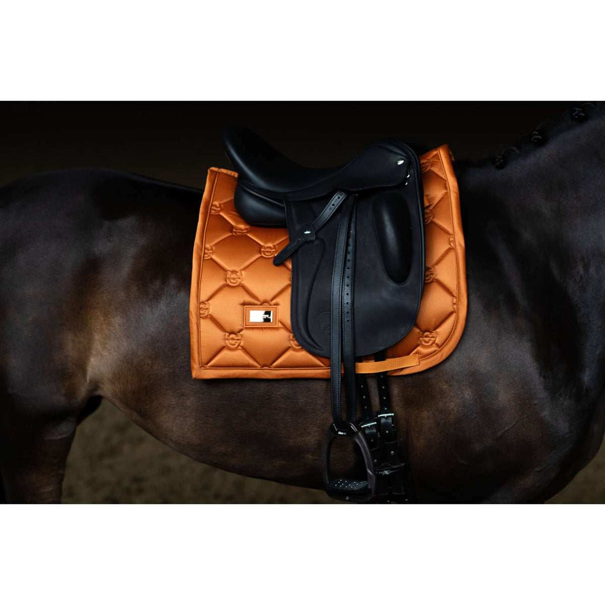 Equestrian Stockholm Mantilla Satin Doma Clásica Chestnut