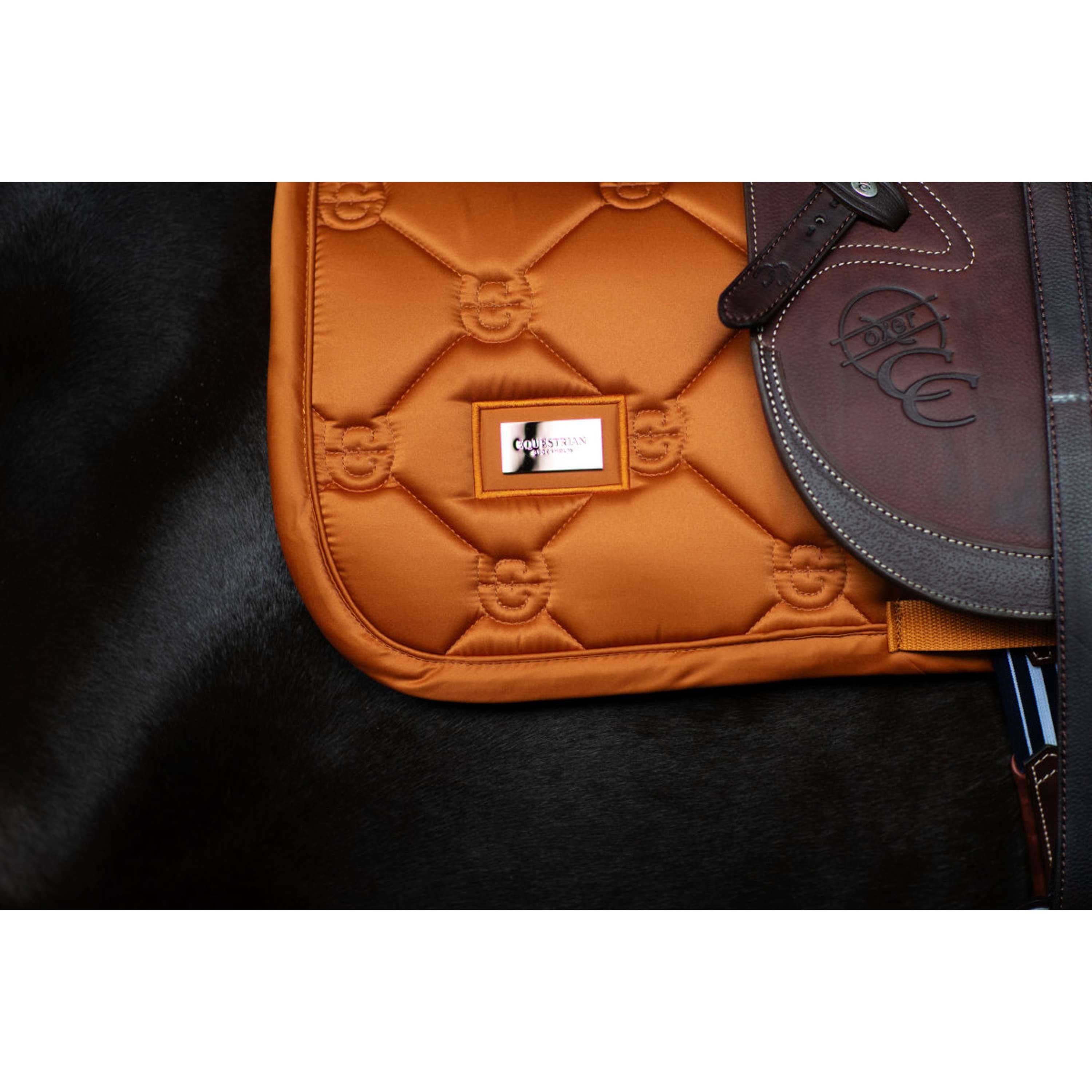 Equestrian Stockholm Mantilla Satin Saltando Chestnut