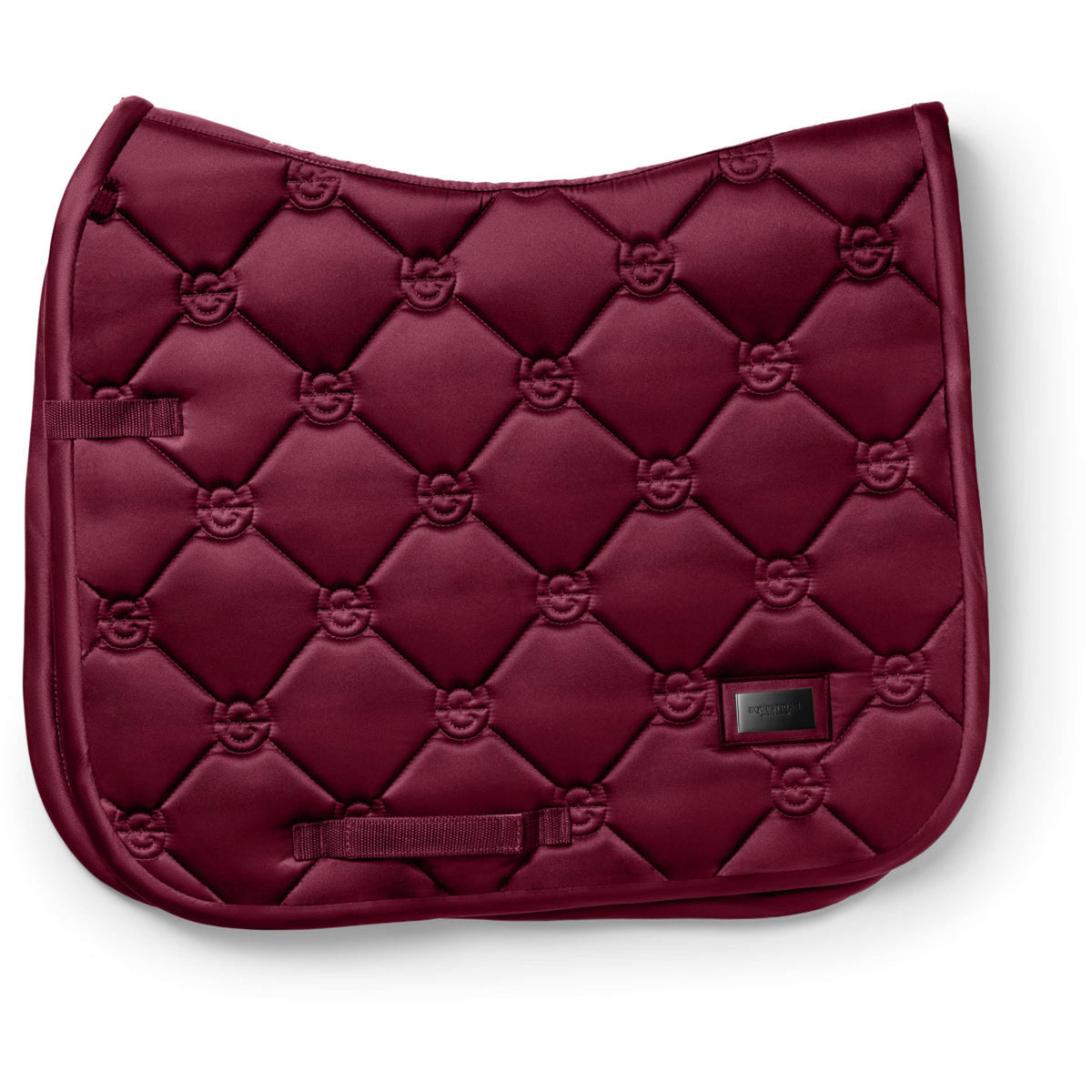 Equestrian Stockholm Mantilla Satin Doma Clásica Merlot
