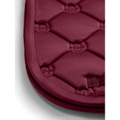 Equestrian Stockholm Mantilla Satin Doma Clásica Merlot