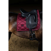 Equestrian Stockholm Mantilla Satin Doma Clásica Merlot