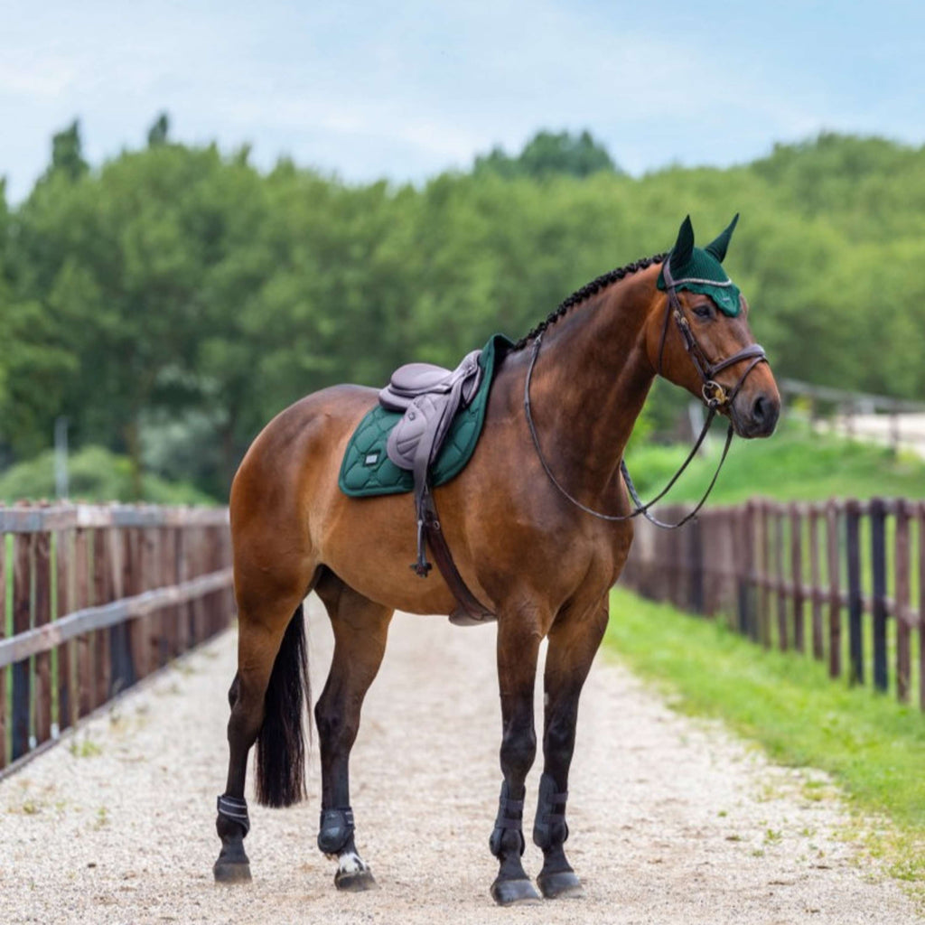 Equestrian Stockholm Mantilla Satin Saltando Sycamore Green