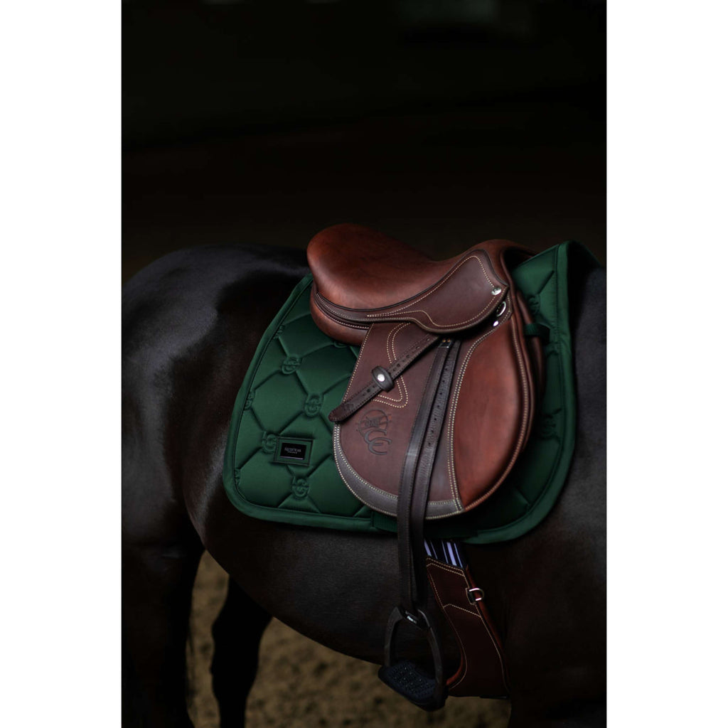 Equestrian Stockholm Mantilla Satin Saltando Sycamore Green