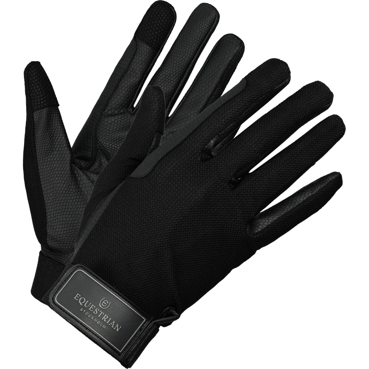 Equestrian Stockholm Guantes de Equitación Summer Edicion Negra