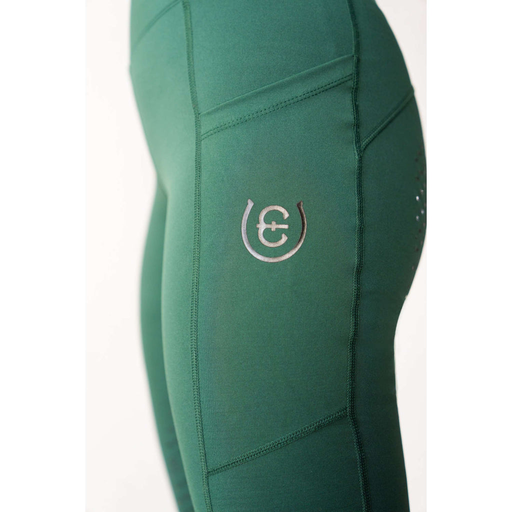 Equestrian Stockholm Legging de Equitación Movement Full Grip Sycamore Green