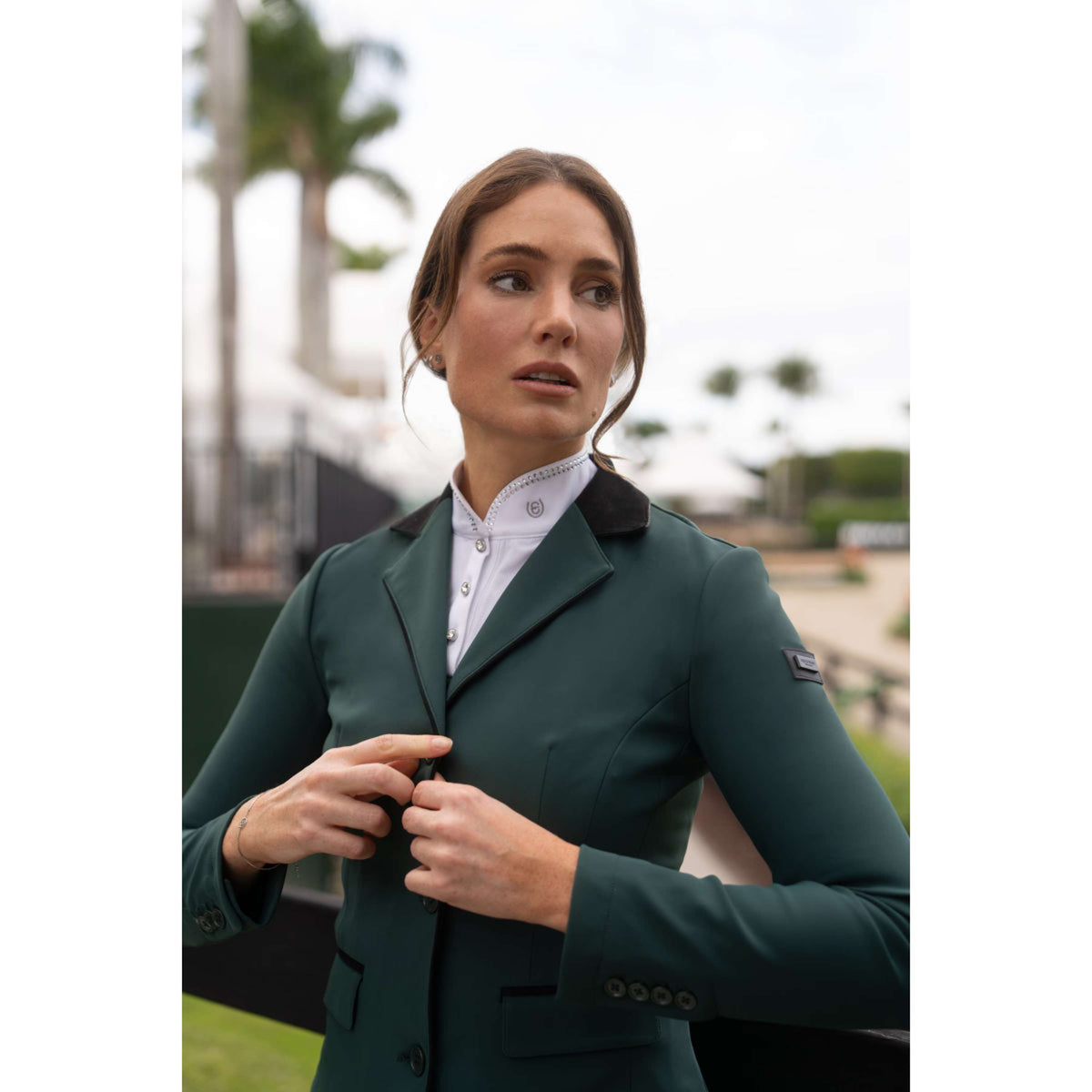 Equestrian Stockholm Chaqueta de Competición Classic Sycamore Green