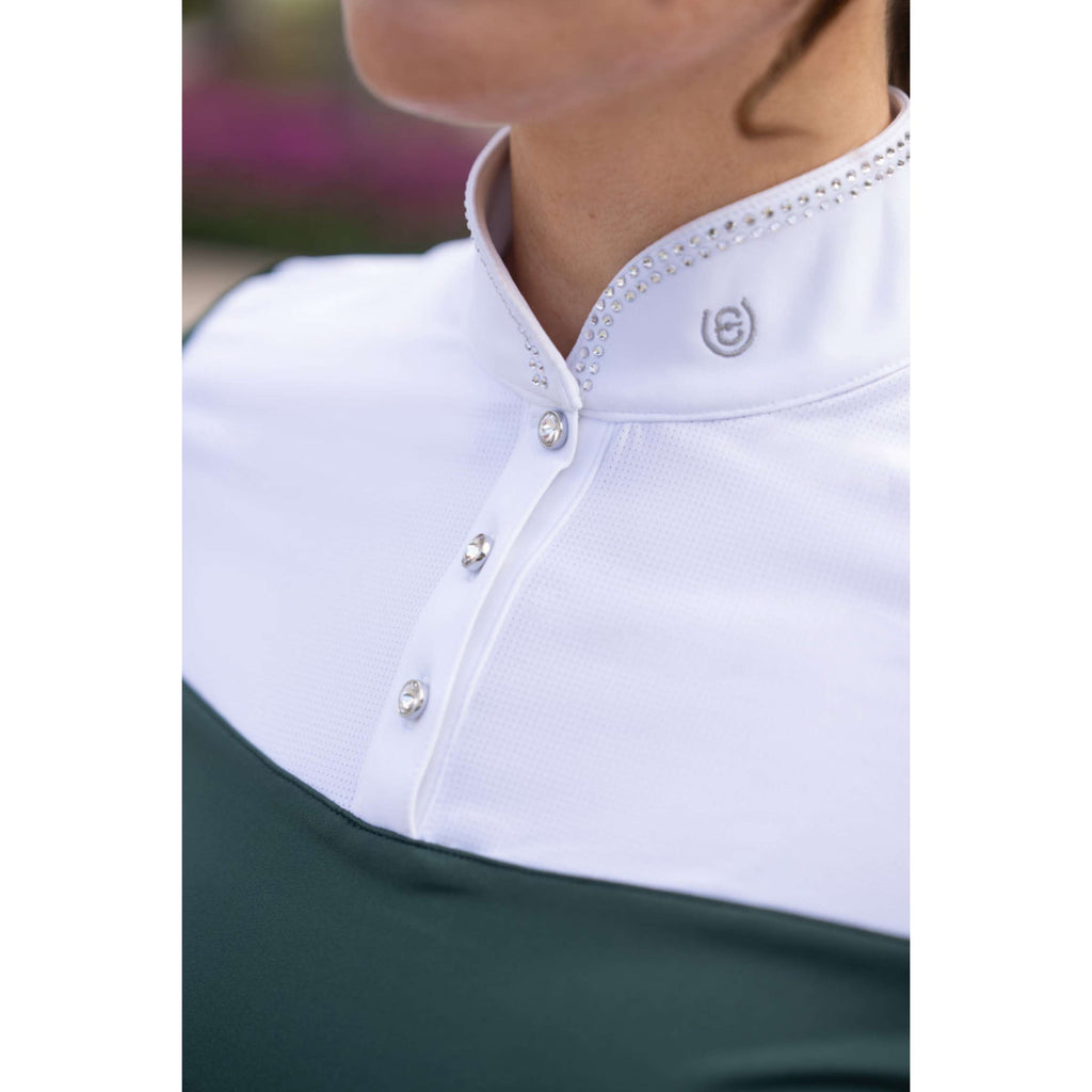 Equestrian Stockholm Camiseta de Competición Revenew Sycamore Green