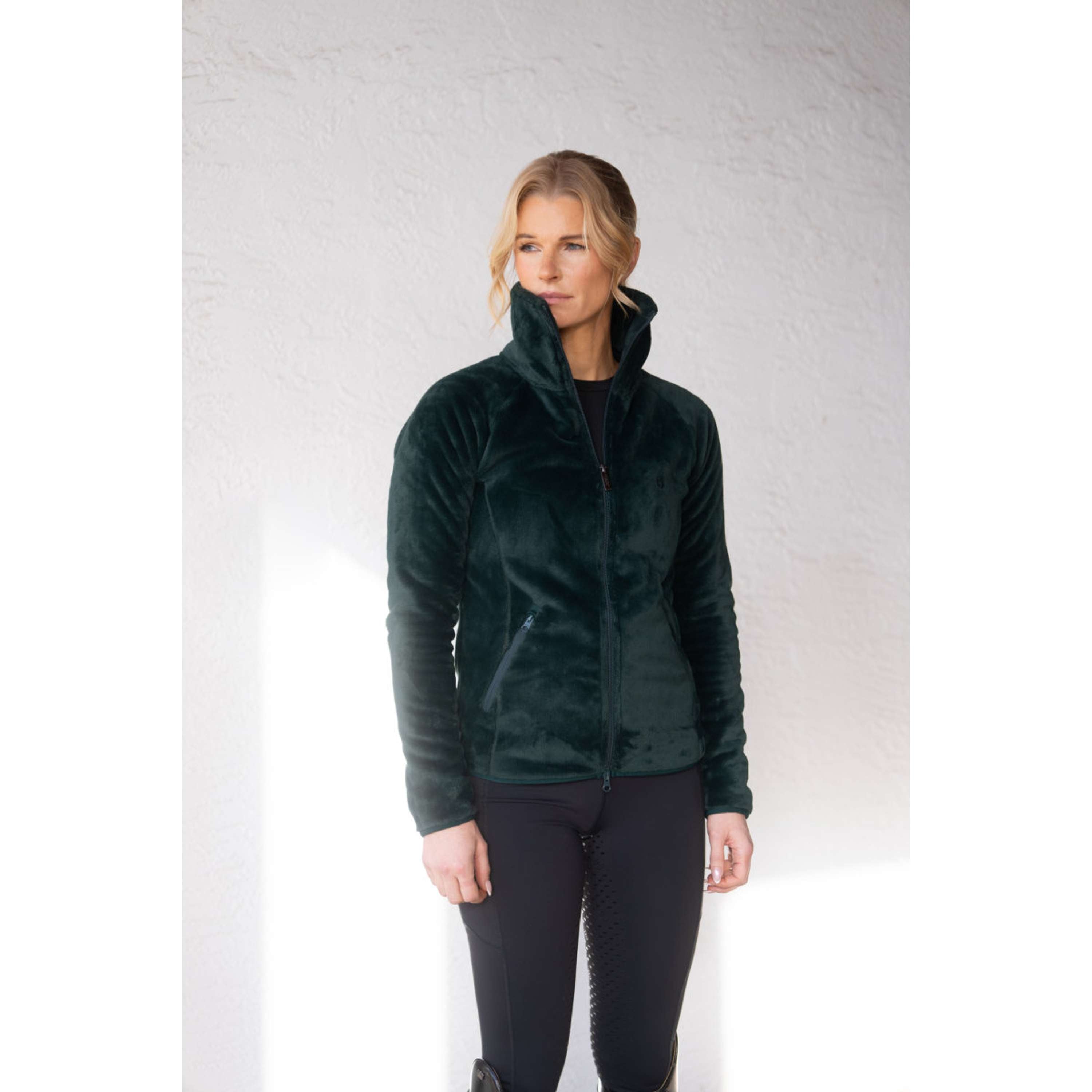 Equestrian Stockholm Chaqueta Polar Velvet Sycamore Green