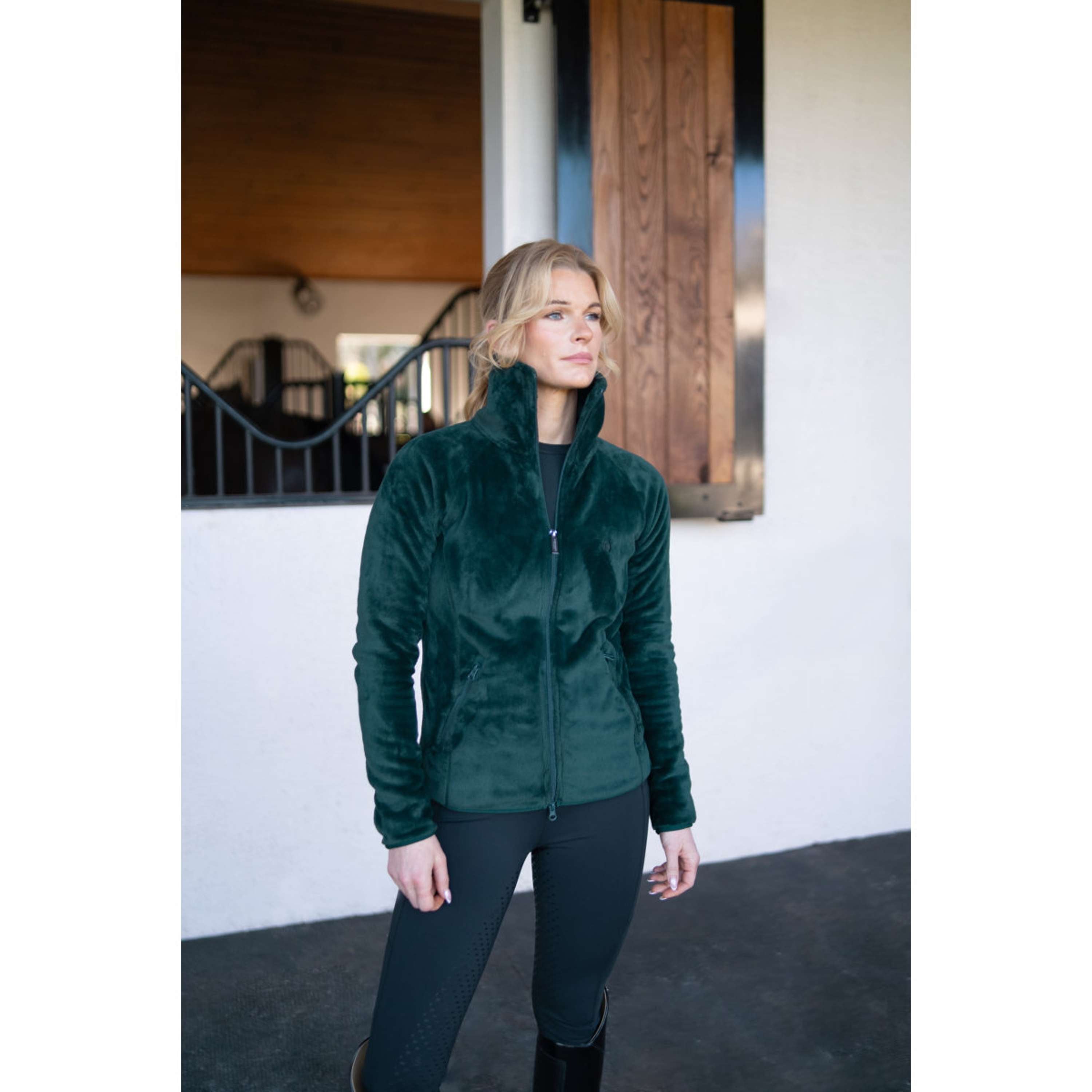 Equestrian Stockholm Chaqueta Polar Velvet Sycamore Green