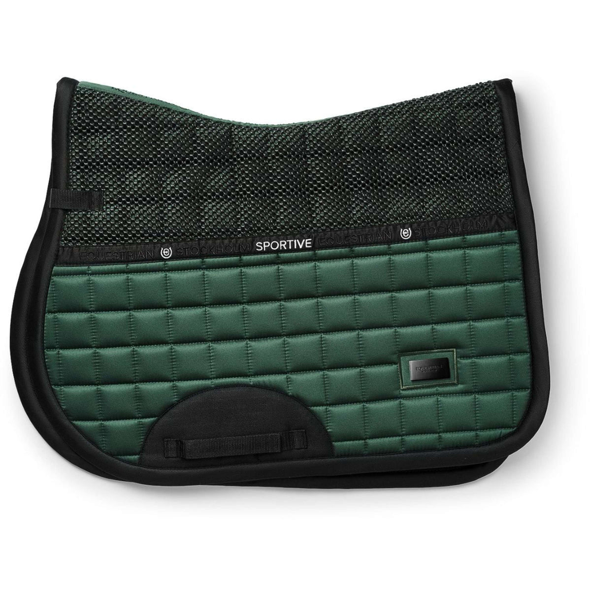 Equestrian Stockholm Mantilla Sportive saltando Sycamore Green
