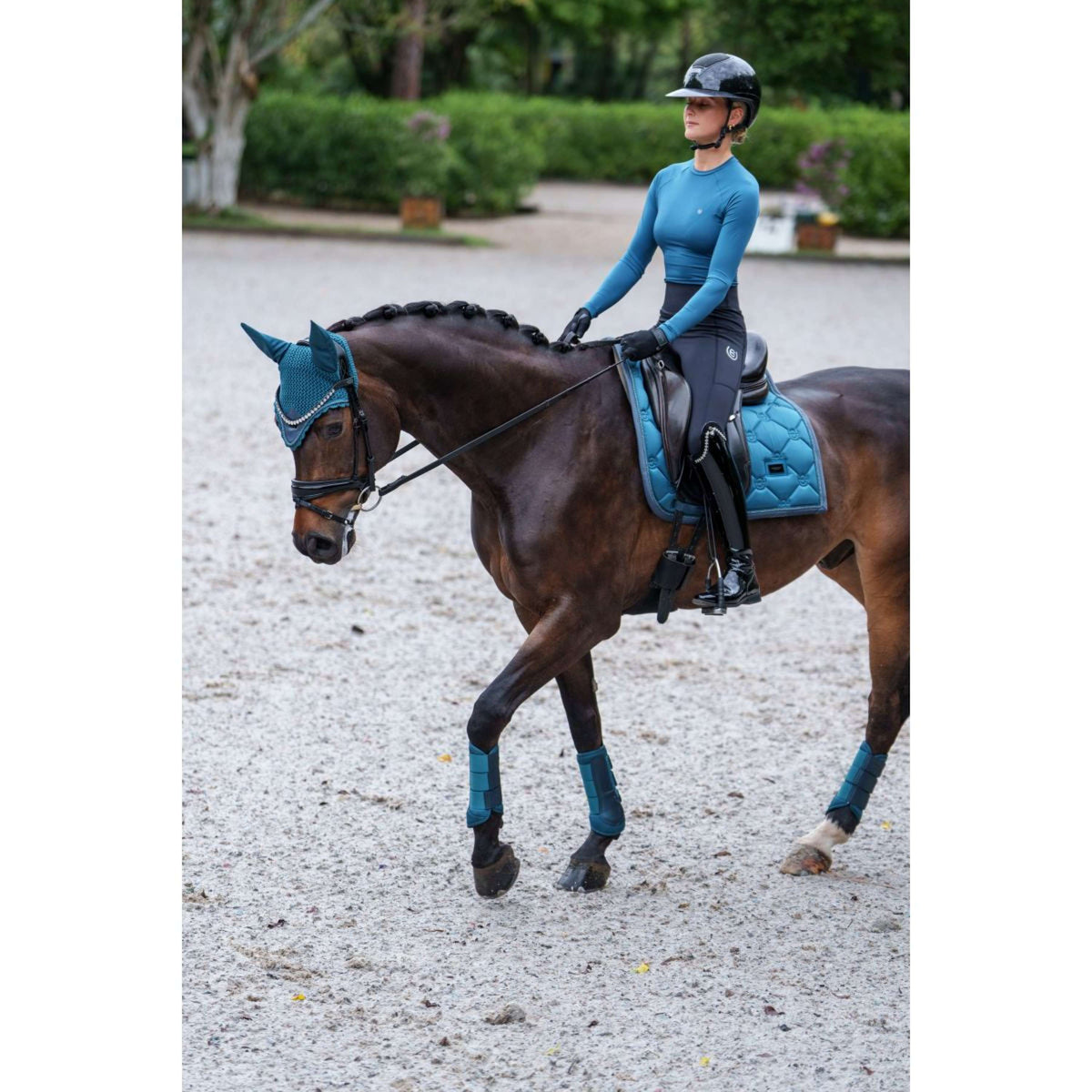 Equestrian Stockholm Shirt Dynamic Deep Teal