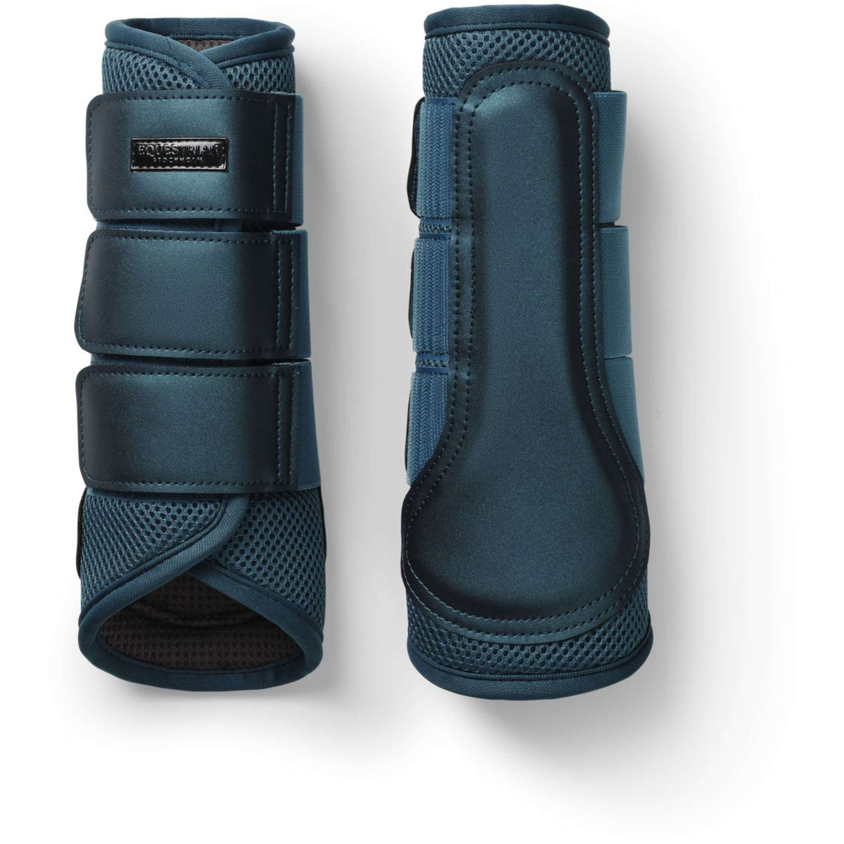 Equestrian Stockholm Protectores de piernas Classic Mesh Teal Blue