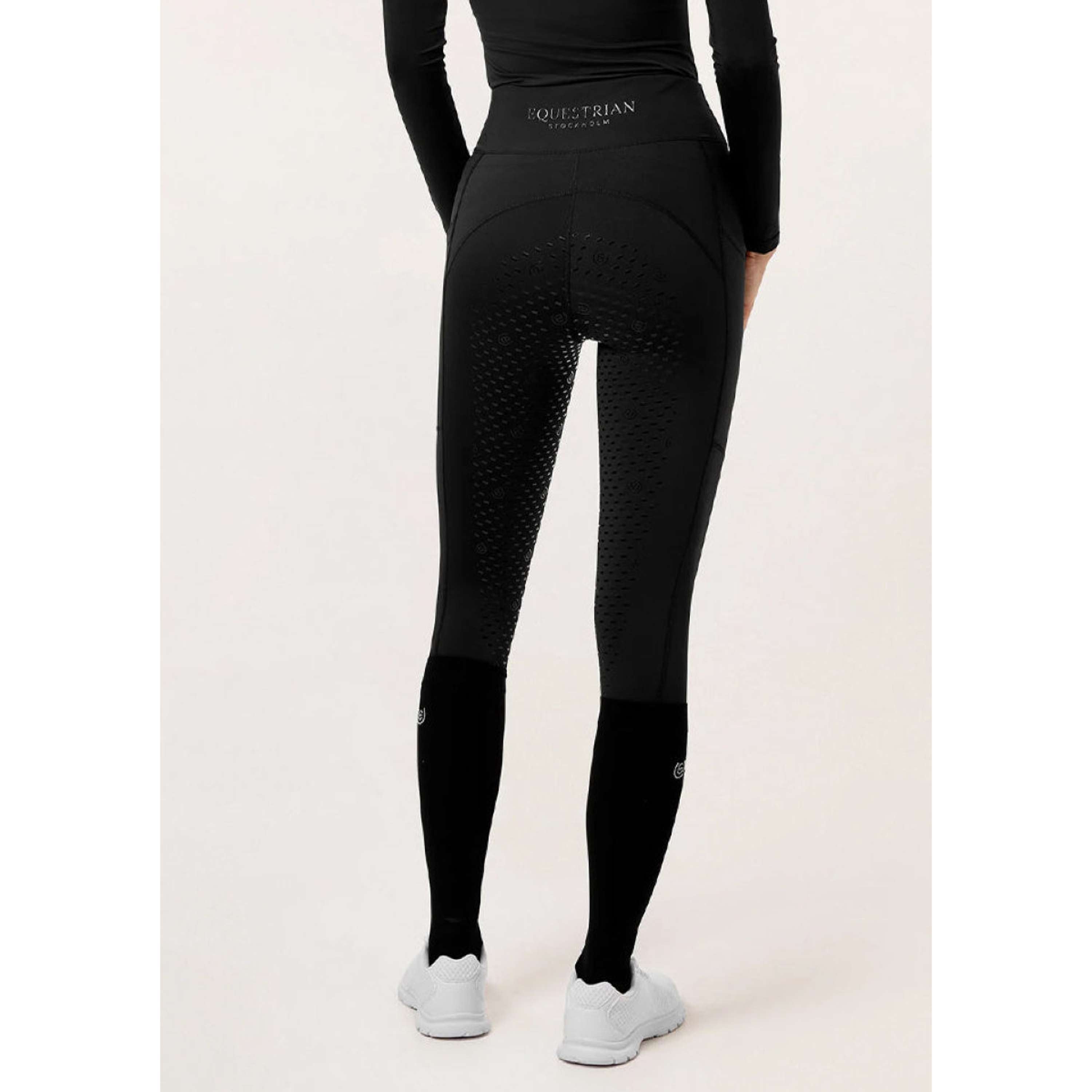 Equestrian Stockholm Legging de Equitación Movement Full Grip All Black