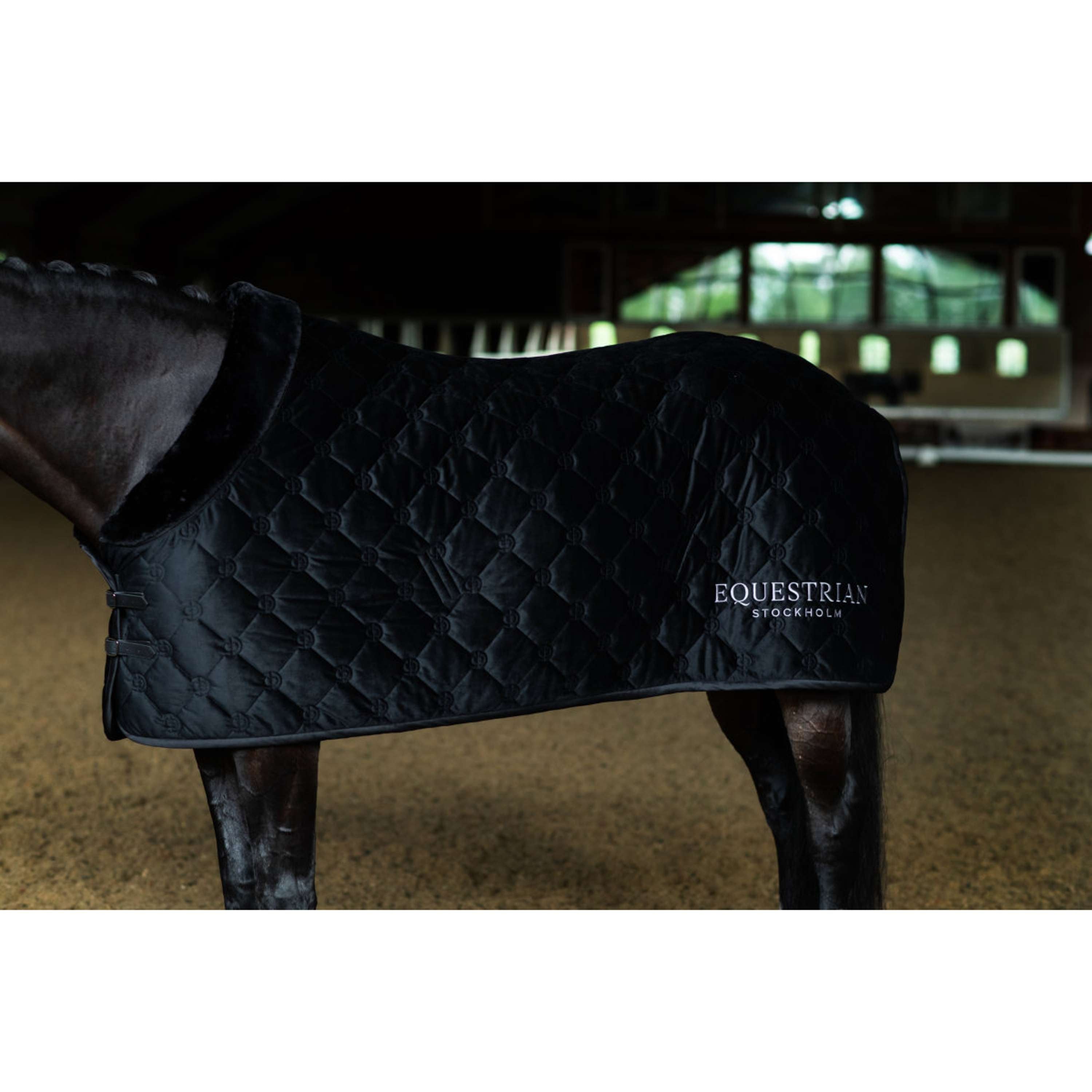 Equestrian Stockholm Manta de Forro Polar Velvet Negro
