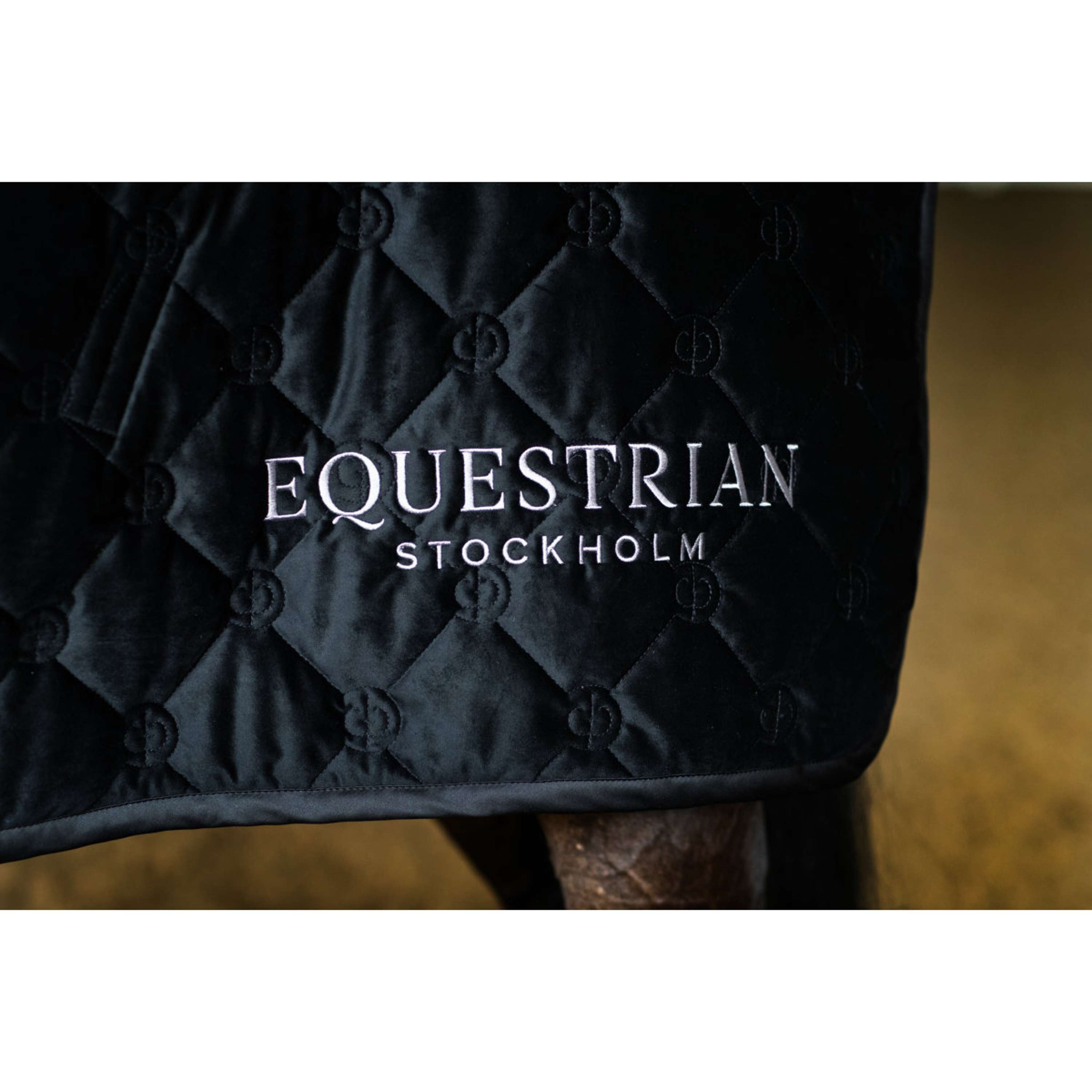 Equestrian Stockholm Manta de Forro Polar Velvet Negro