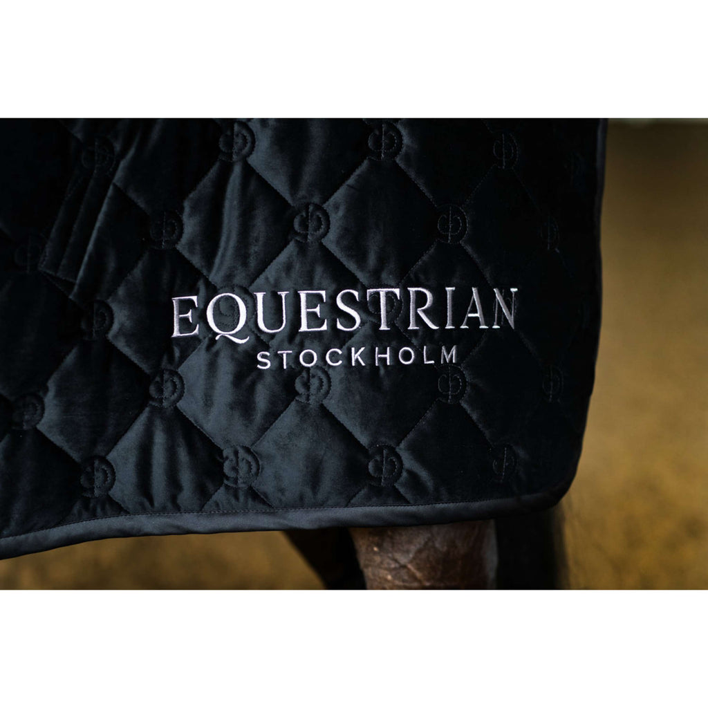 Equestrian Stockholm Manta de Forro Polar Velvet Negro