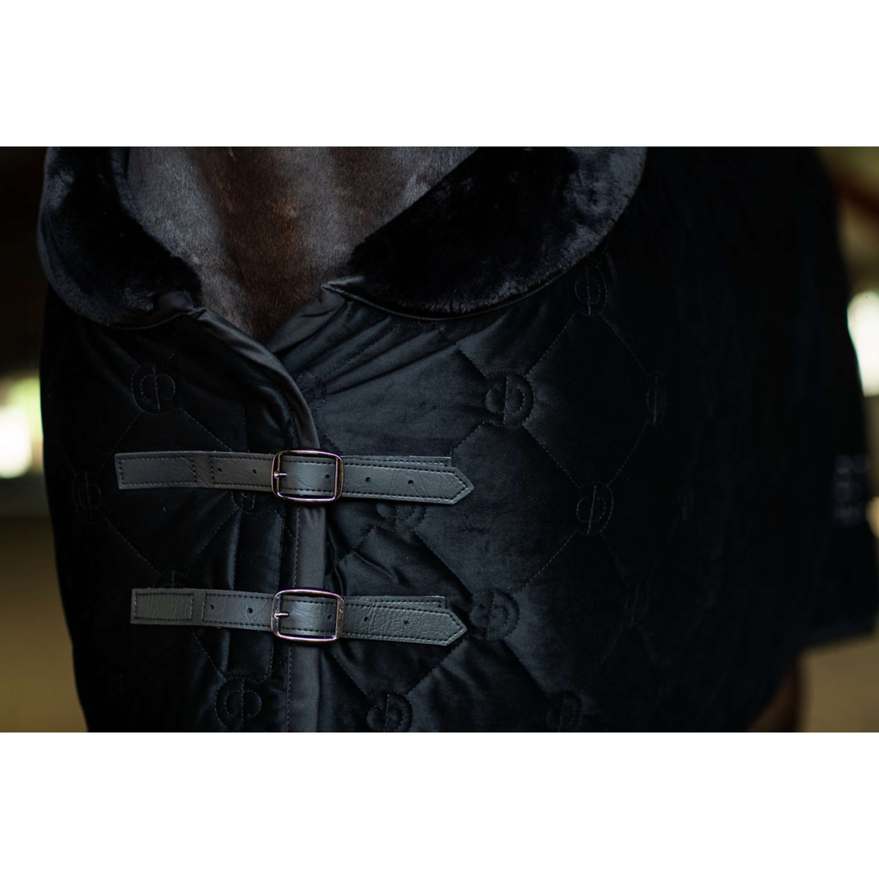 Equestrian Stockholm Manta de Forro Polar Velvet Negro