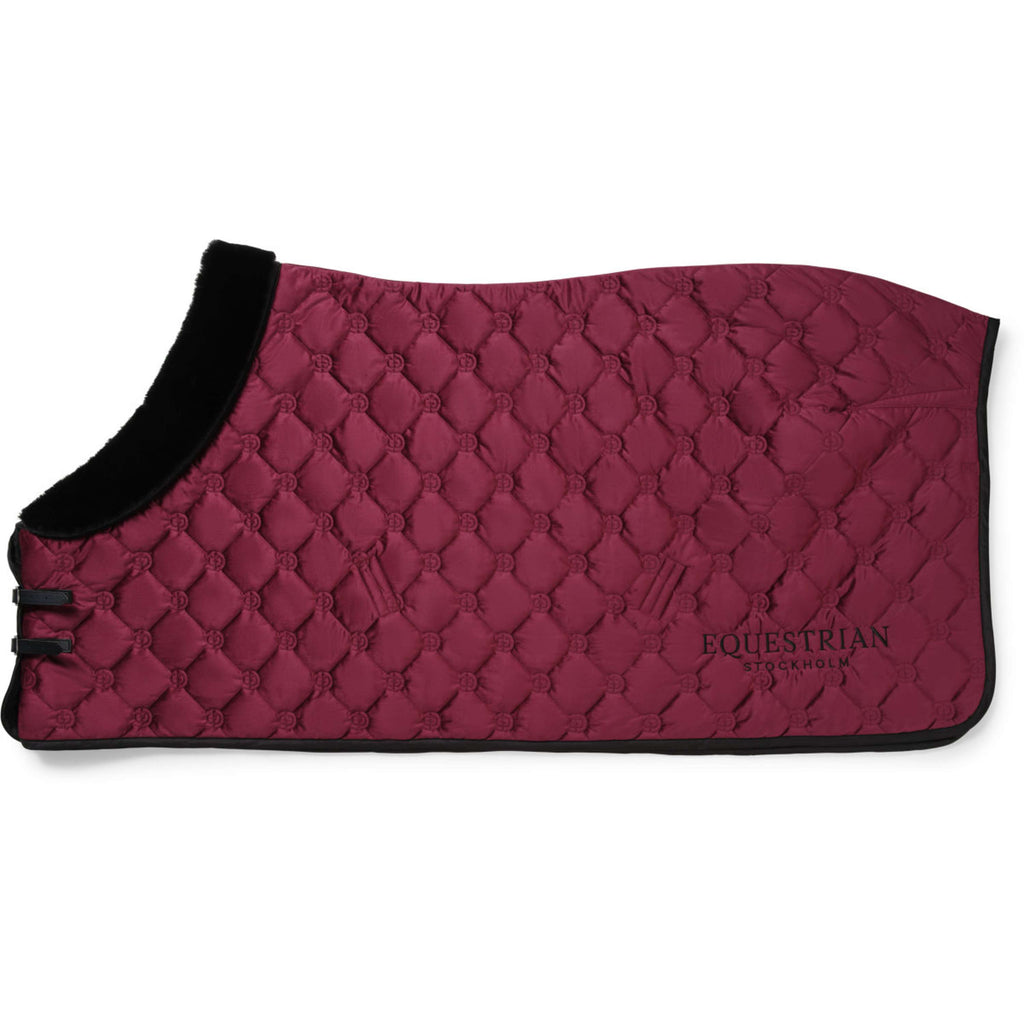 Equestrian Stockholm Manta de Forro Polar Velvet Merlot