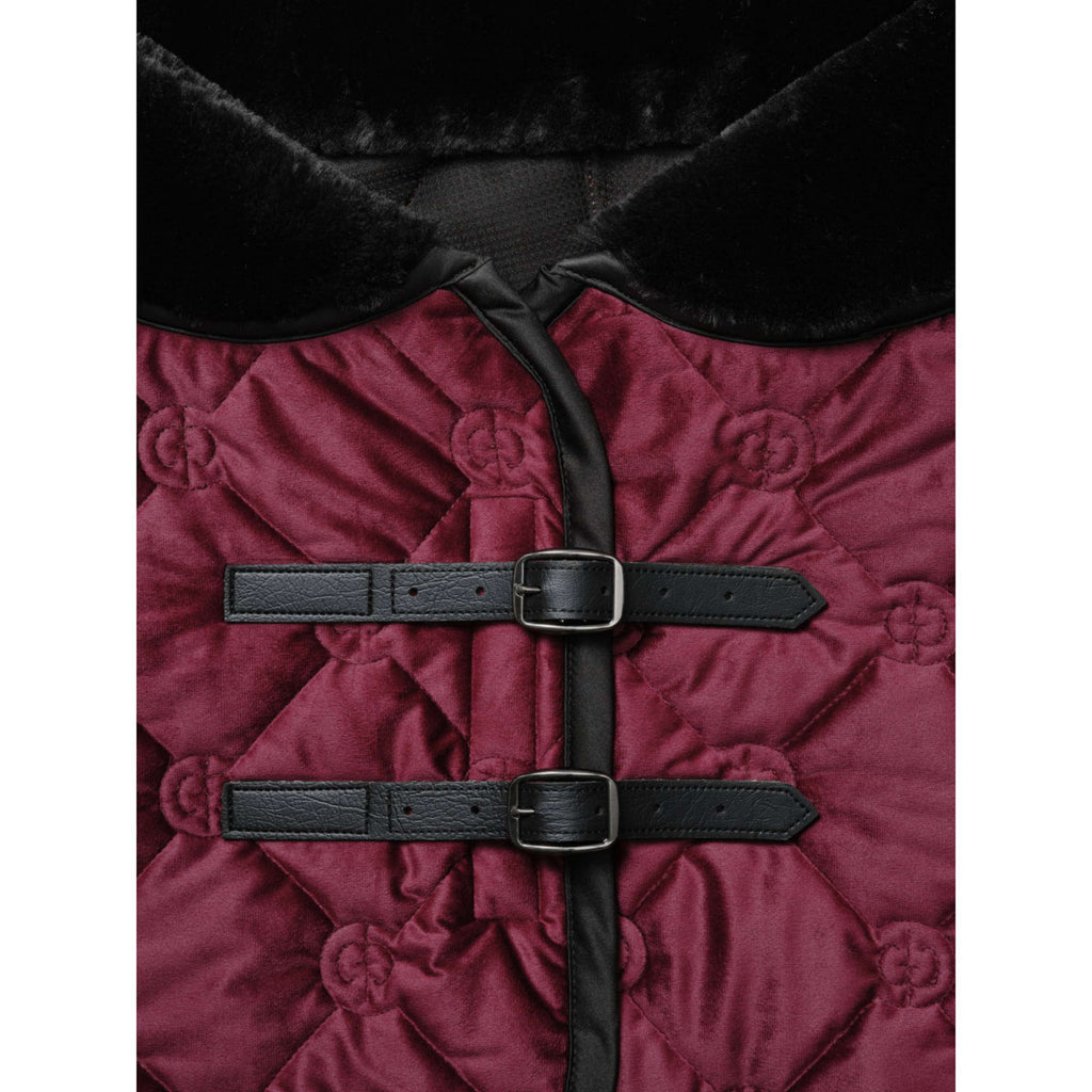 Equestrian Stockholm Manta de Forro Polar Velvet Merlot