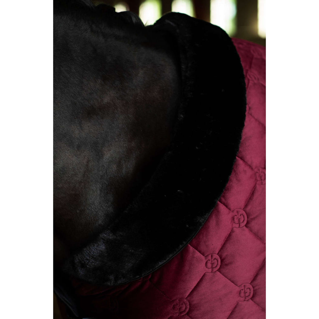 Equestrian Stockholm Manta de Forro Polar Velvet Merlot