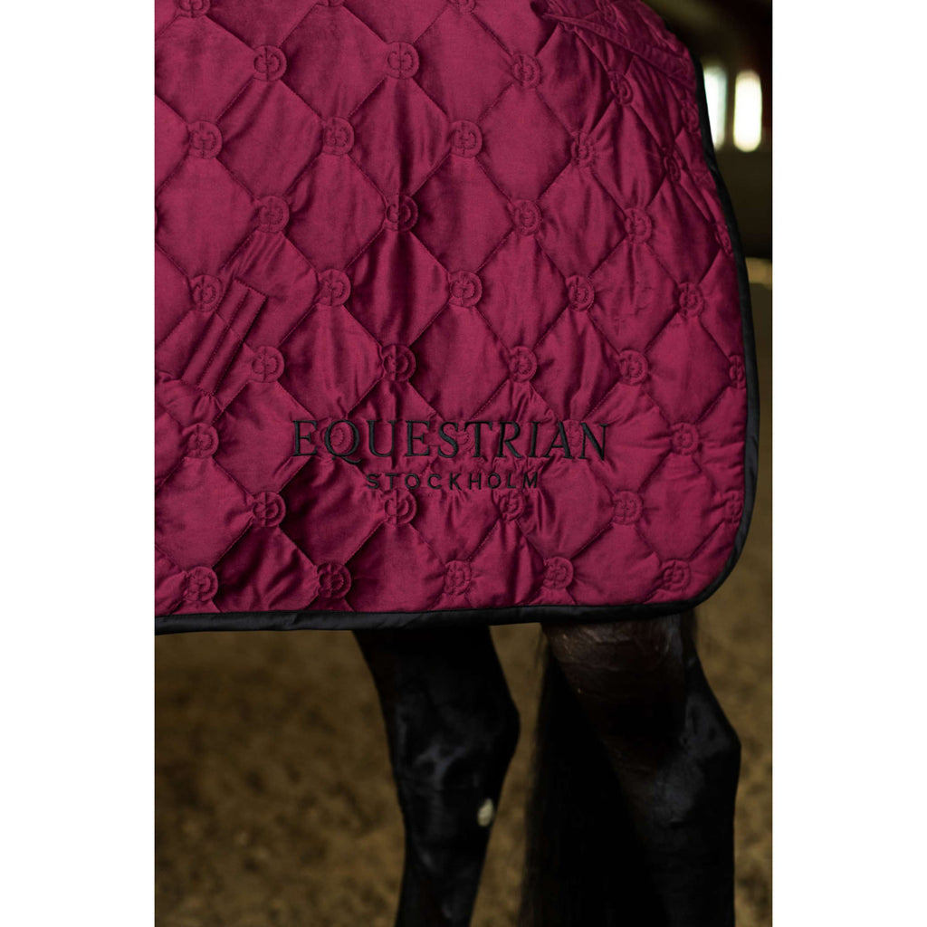 Equestrian Stockholm Manta de Forro Polar Velvet Merlot