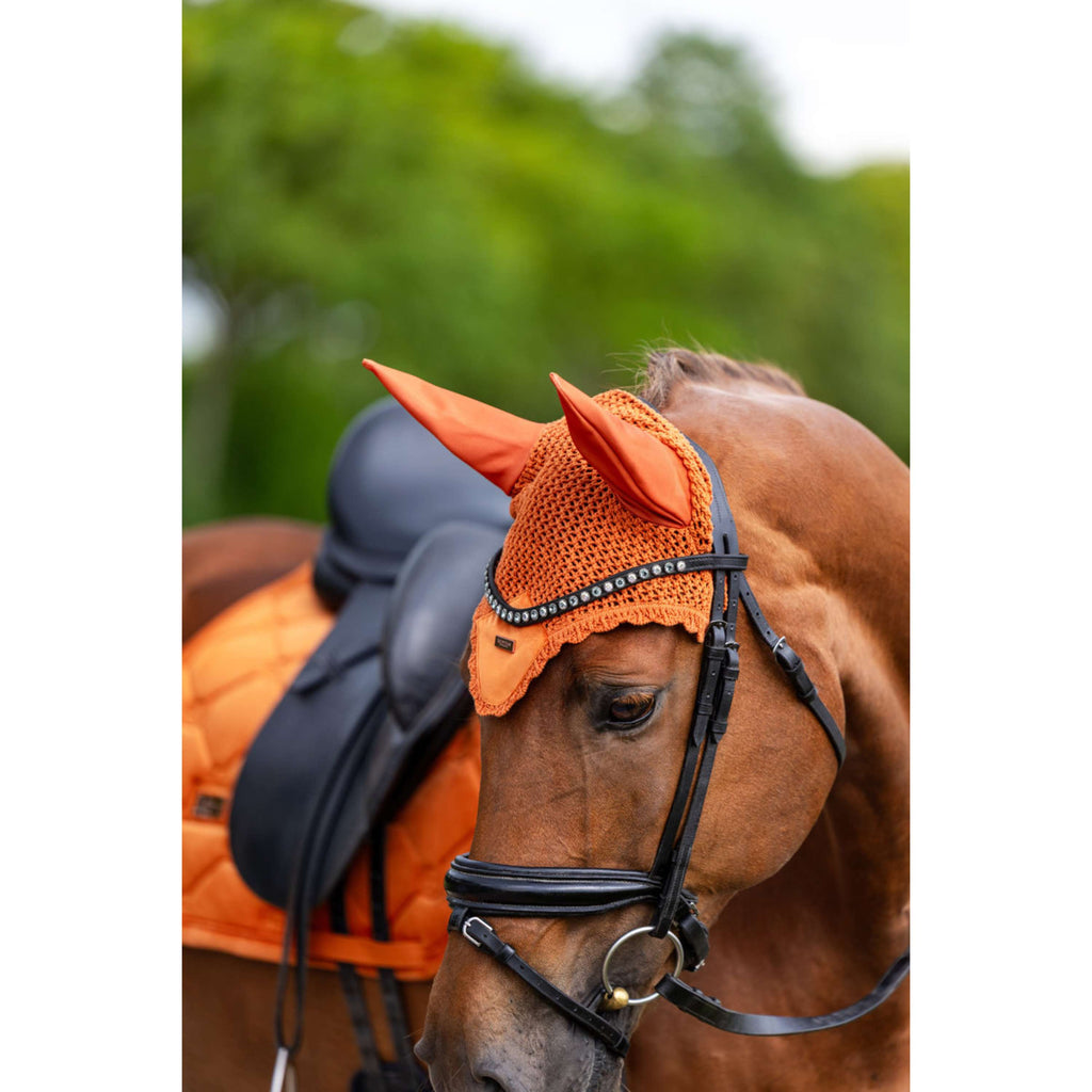 Equestrian Stockholm Bonete para Orejas Velvet Chestnut