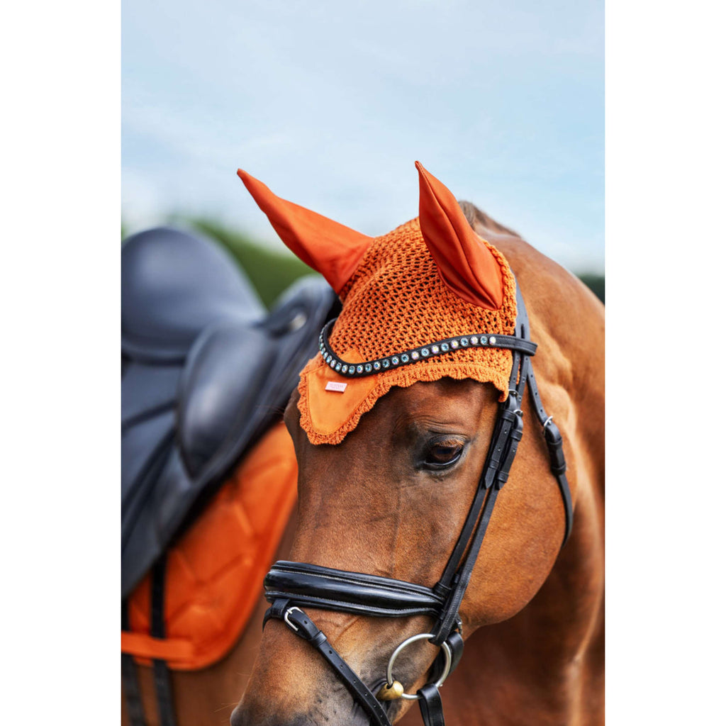 Equestrian Stockholm Bonete para Orejas Velvet Chestnut