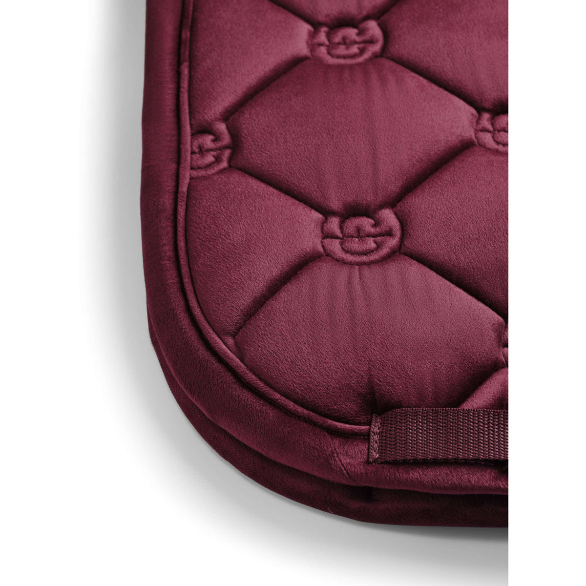Equestrian Stockholm Mantilla Velvet Doma Clásica Merlot