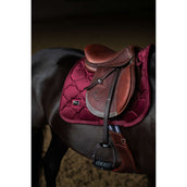 Equestrian Stockholm Mantilla Velvet Saltando Merlot