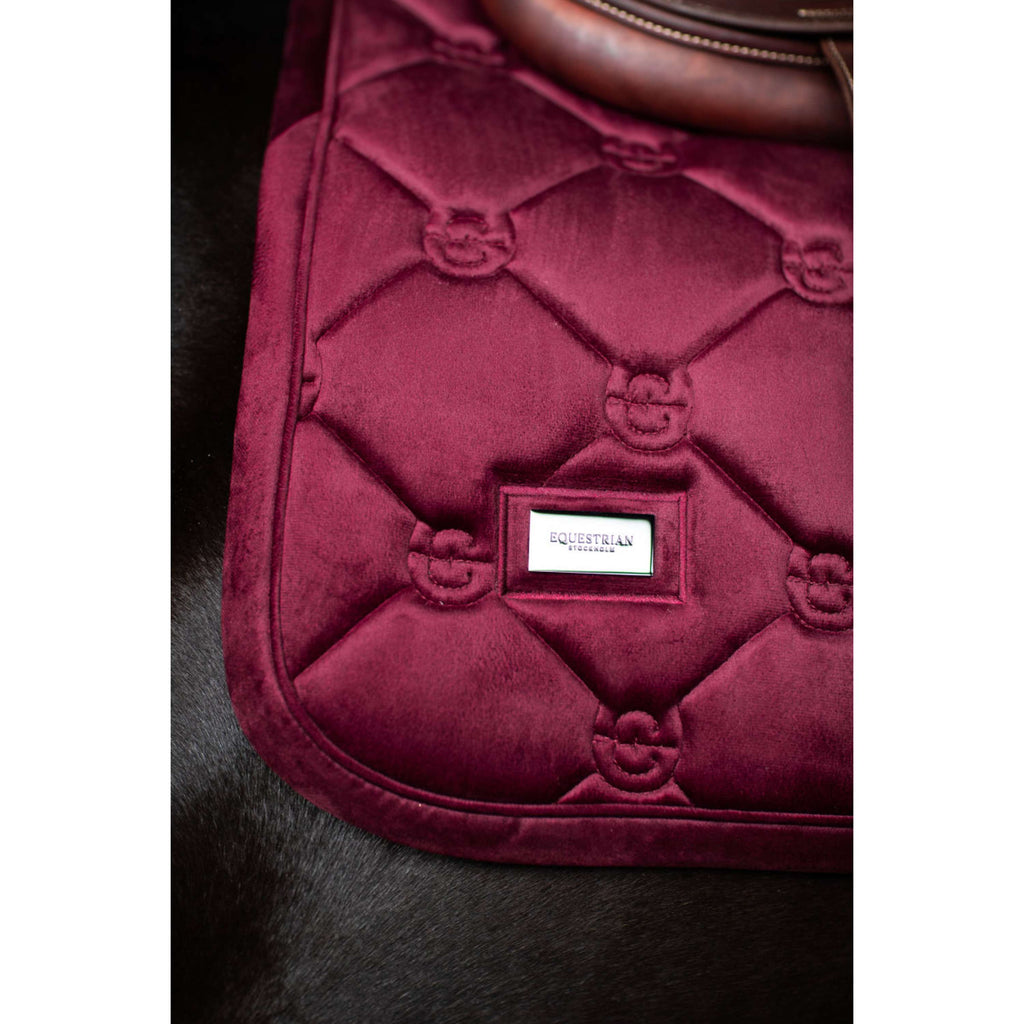 Equestrian Stockholm Mantilla Velvet Saltando Merlot