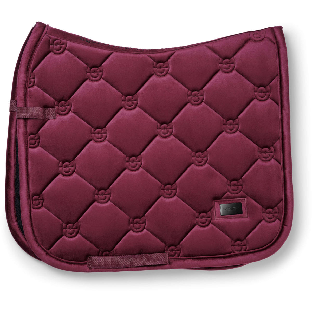 Equestrian Stockholm Mantilla Velvet Doma Clásica Merlot
