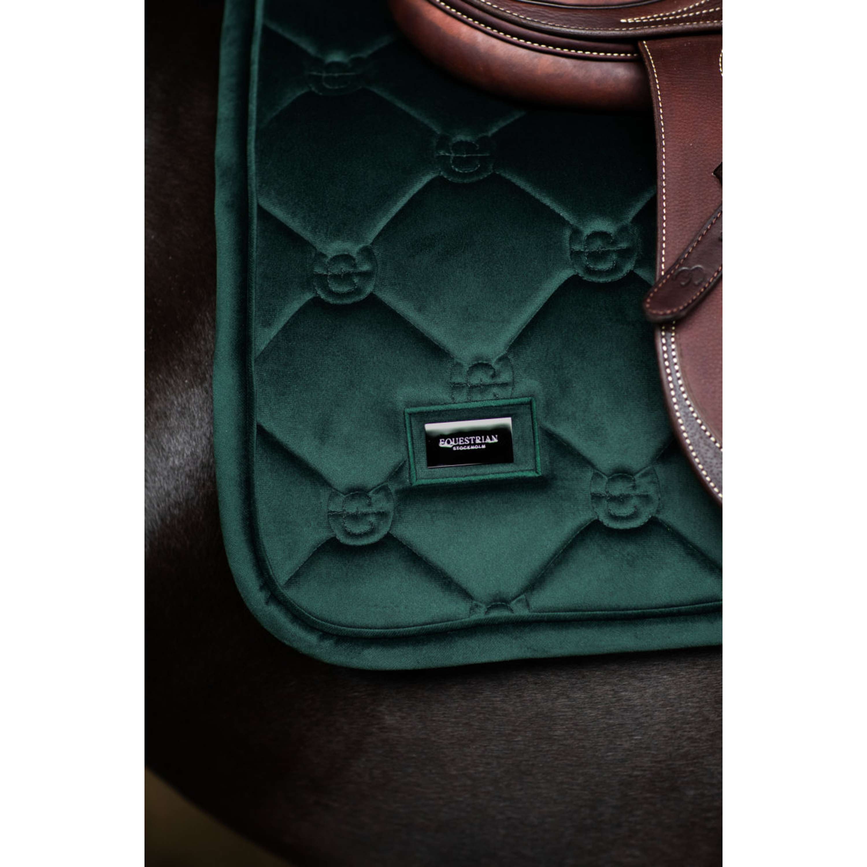 Equestrian Stockholm Mantilla Velvet Saltando Sycamore Green