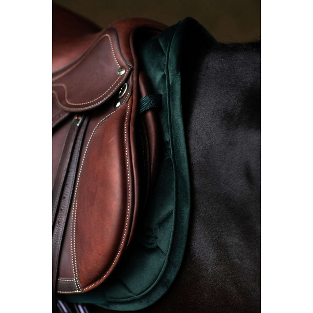 Equestrian Stockholm Mantilla Velvet Saltando Sycamore Green