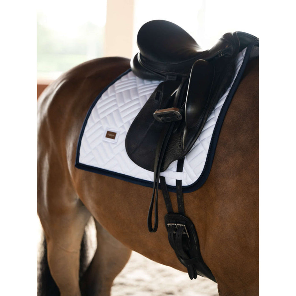 Equestrian Stockholm Mantilla Modern Doma Clásica Blanco/Azul Marino