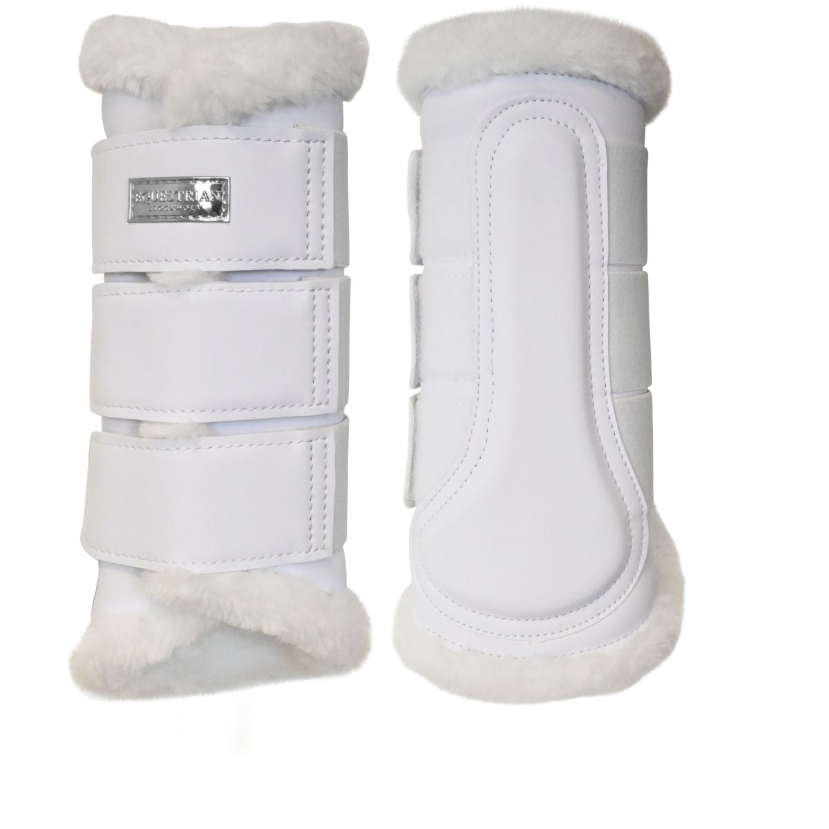 Equestrian Stockholm Protectores de piernas White Silver
